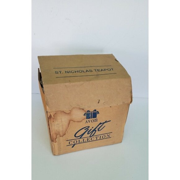 2001 "St. Nicholas" Teapot In Box Santa Claus Avon Christmas Gift Collec… - Picture 7 of 9